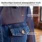 Jeansoberteil für Damen mit Mesh-Einsätzen