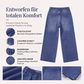 Legere gerade geschnittene 7/8-Jeans für Damen