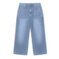 Legere gerade geschnittene 7/8-Jeans für Damen