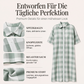 Damen-Karomaxikleid mit Knopfleiste