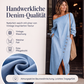 Jeans-Schulterfreies Kleid für Damen