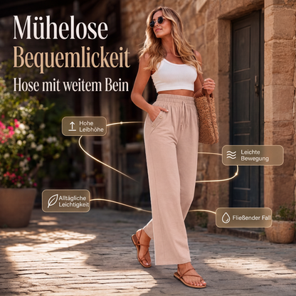Legere Hochbund-Weithosen für Damen
