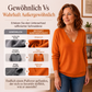 Damen Strickpullover mit Muschelkante-V-Ausschnitt