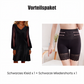 Elegantes Etuikleid für Damen mit Wasserfallausschnitt und knielanger Passform