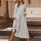 Lässiges V-Ausschnitt-Kleid für Damen – bequem & vielseitig