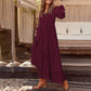 Lässiges V-Ausschnitt-Kleid für Damen – bequem & vielseitig