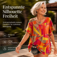 Damen V-Ausschnitt T-Shirt mit Ice-Cooling Effekt und Print