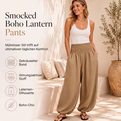 Legere Damen-Haremshose mit Gummibund