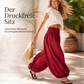Legere Damen-Haremshose mit Gummibund