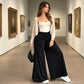 Bequeme, weit geschnittene Palazzo-Loungehose für Damen