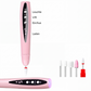 Tragbares 2-in-1 Elektro-Nagelfräser-Set mit UV-Gel-Lampe für Maniküre und Pediküre