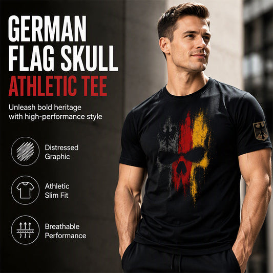 👕 50% RABATT! 💀Herren-T-Shirt mit coolem Totenkopf-Motiv! Weiche Baumwolle, klassischer Rundhalsausschnitt. Der perfekte Style für den Alltag.