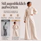Damen-Lässiges Set aus kurzem Oberteil und weiten Hosen