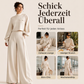 Damen-Lässiges Set aus kurzem Oberteil und weiten Hosen