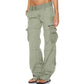 Weite Vintage-Cargohose für Damen