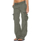 Weite Vintage-Cargohose für Damen