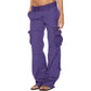 Weite Vintage-Cargohose für Damen