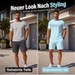 Zweiteiliges Set für Herren: Freizeit-T-Shirt und Shorts