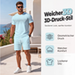 Zweiteiliges Set für Herren: Freizeit-T-Shirt und Shorts