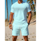 Zweiteiliges Set für Herren: Freizeit-T-Shirt und Shorts