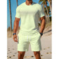 Zweiteiliges Set für Herren: Freizeit-T-Shirt und Shorts
