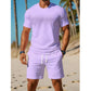Zweiteiliges Set für Herren: Freizeit-T-Shirt und Shorts