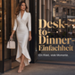 Elegantes Satin-Midikleid für Damen