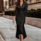 Elegantes Satin-Midikleid für Damen