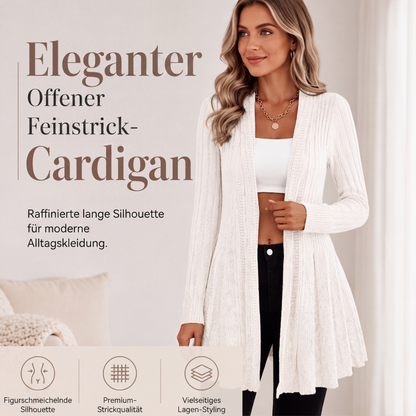 Elegante offene Strickjacke für Damen