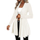 Elegante offene Strickjacke für Damen