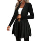 Elegante offene Strickjacke für Damen
