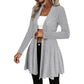 Elegante offene Strickjacke für Damen