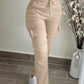 🔥 Bestseller – Jetzt besonders günstig 👖 Damen-Cargohose mit Kordelzug – Bequeme Passform, praktische Taschen & trendiger Look ✨