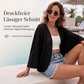 Leichtes Lochstrick-Cardigan für Damen, lässiger Stil