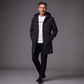 📢📢50%Rabatt!!!🎉✨Mittellange Windjacke mit Kapuze für Herren