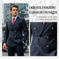 📢📢50%Rabatt!!!🎉✨Herren taillierte Jacke & Hose 2-teiliger Anzug
