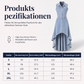 Ärmelloses Jeanskleid für Damen mit asymmetrischem Saum