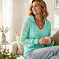 Elegantes Strick-Sweatshirt mit Spitze