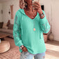 Elegantes Strick-Sweatshirt mit Spitze