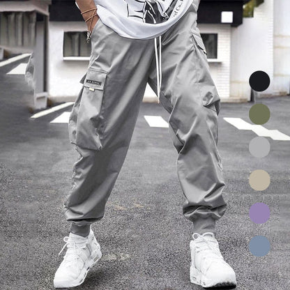 Lässige, locker sitzende Jogginghose für Herren im Vintage-Stil mit Pattentaschen