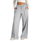 📢📢50%Rabatt!!!🎉🚀 Neu zum halben Preis ！Damen-Freizeit-Hosen mit weitem Bein und elastischem Kordelzugbund