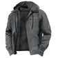 Warme Arbeitsjacke mit Kapuze für Herren