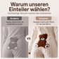 Plüsch-Jumpsuit mit Kapuze und langen Ärmeln für Damen