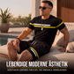 🔔 Letzte 100 Stück – solange der Vorrat reicht! Herren Freizeit Set mit kurzärmligem T-Shirt und Shorts