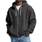 📢📢50%Rabatt!!!🎉✨Herren-Waffelstrick-Kapuzenpullover mit durchgehendem Reißverschluss – Modischer Waffelstrick, praktischer Full-Zip & lässiger Look – Perfekt für Alltag, Freizeit & kühle Tage