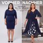 Legeres Kleid mit Blumenmuster für Damen in lockerer Passform