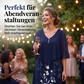 Legeres Kleid mit Blumenmuster für Damen in lockerer Passform