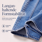 Weite hochtaillierte Jeans für Damen