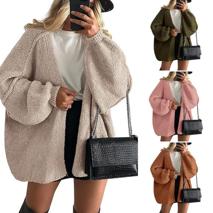 Oversize-Strickjacke für Damen