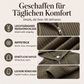 Gerippter Kapuzenpullover mit Reißverschluss für Damen